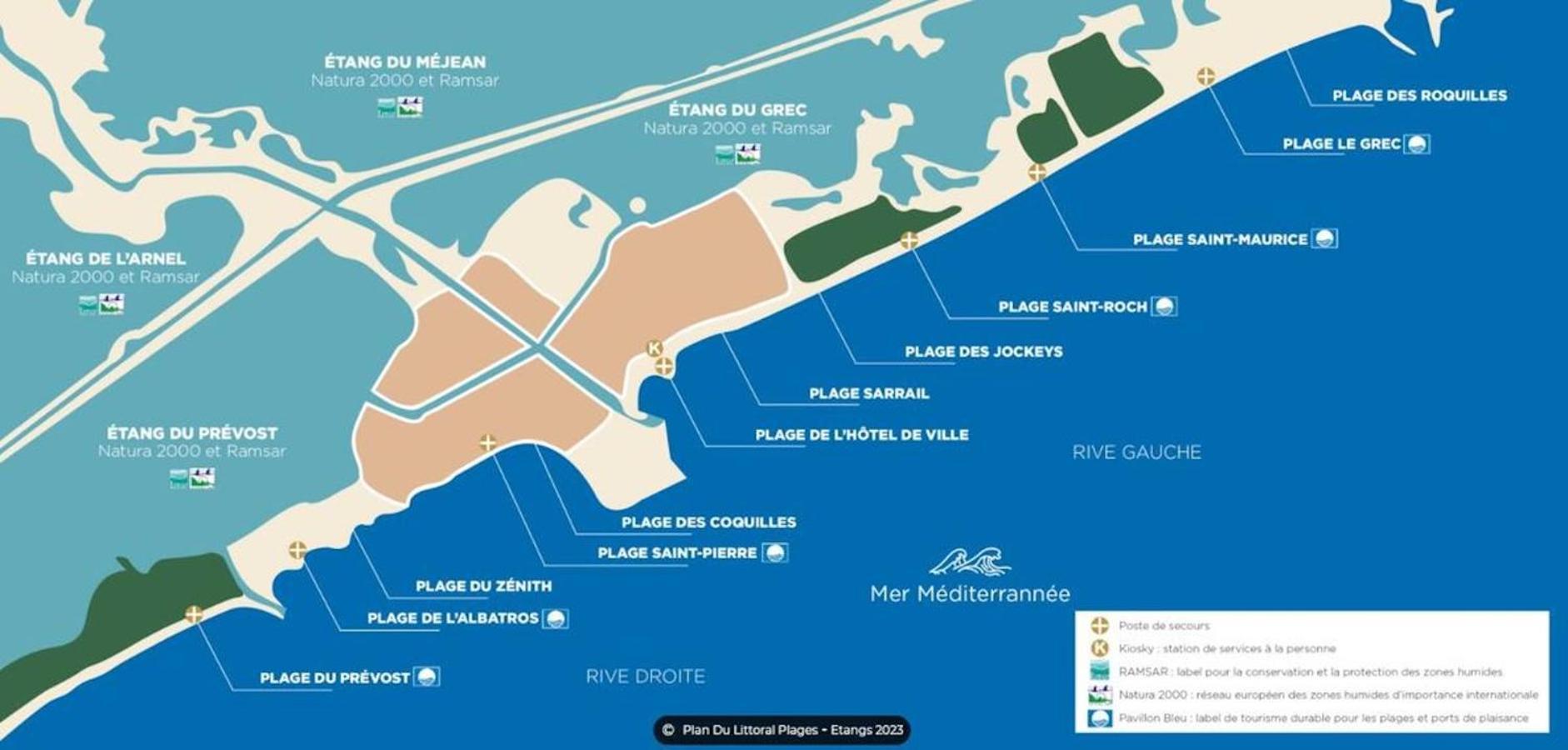 Les Sables De Palavas - T2 A 50M De La Plage - Clim, Wifi Dış mekan fotoğraf